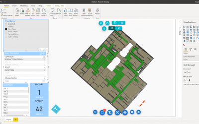 Ifc space analysis Power BI template