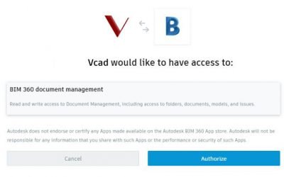 Use Vcad app with Autodesk Construction Cloud®
