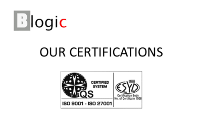 We are ISO 9001:2015 and ISO 27001:2013 certified