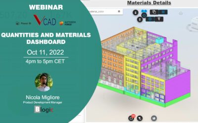 Webinar: Quantities and materials dashboard