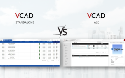 Vcad Standalone and Vcad for ACC differences