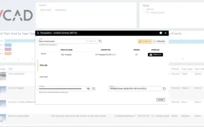 Vcad templates for Clash and BCF Workflows